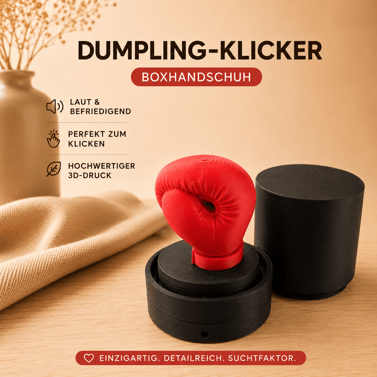 Boxhandschuh Dumpling Klicker