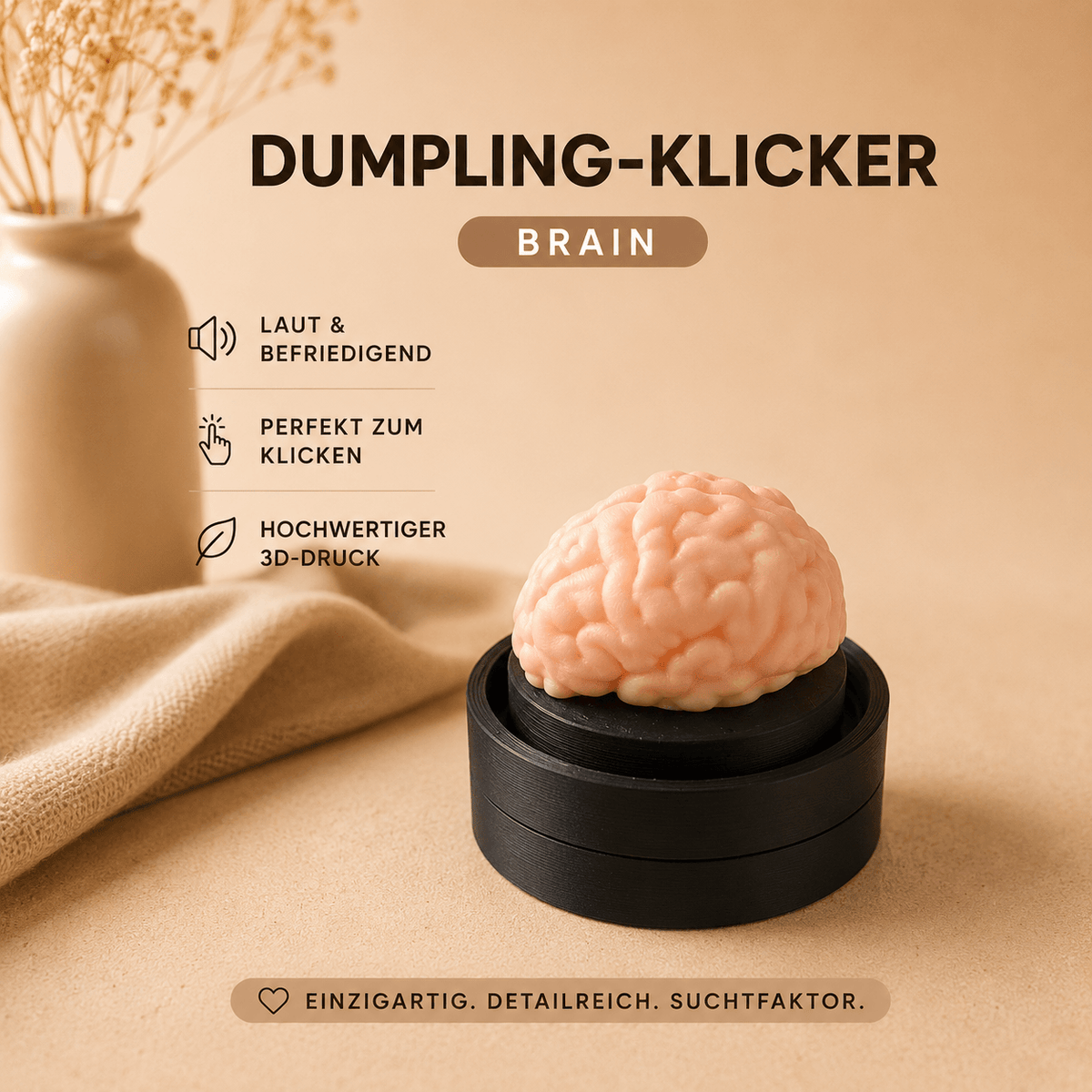 Gehirn Dumpling-Klicker