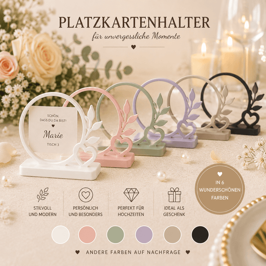 Platzkartenhalter – Blätterkreis